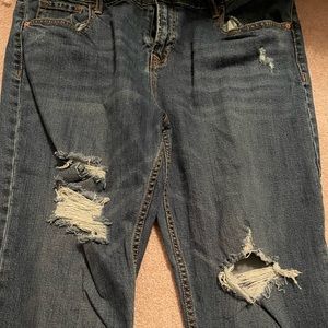 Old navy ripped boyfriend jeans